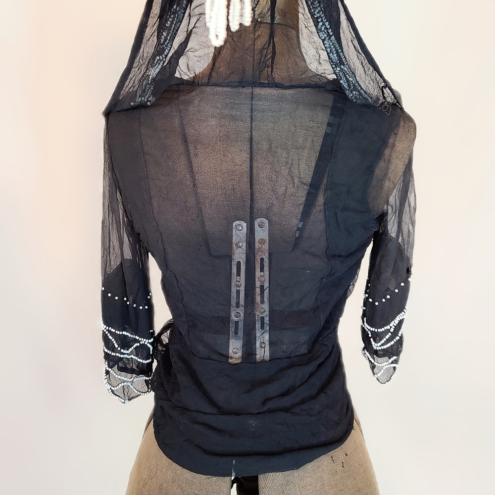 Gorgeous antique edwardian 1910s 1920s blouse! - Picture 5 of 9